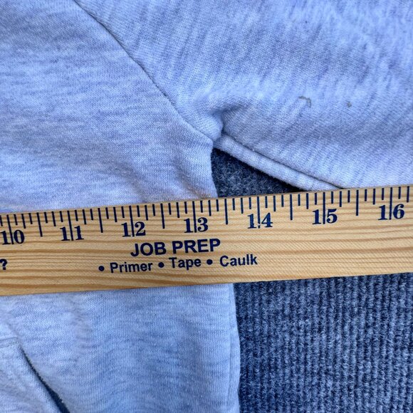 Under Armour Hooded Sweatshirt Youth Girl Size 5 Heathered Gray - Picture 7 of 11